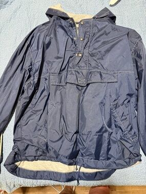 GAP Navy Blue Women's Pullover Varsity Jacket
